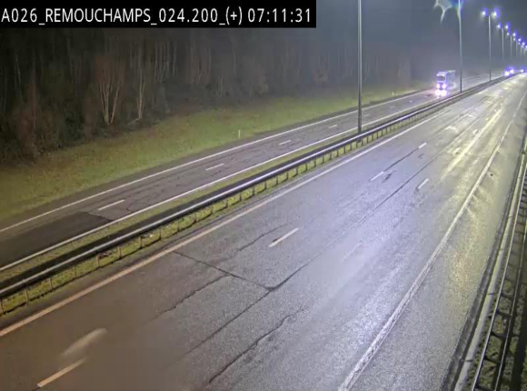<h2>Webcam à hauteur de Spa entre la sortie Remouchamps et la sortie Stavelot. Vue orientée vers les Ardennes</h2>
