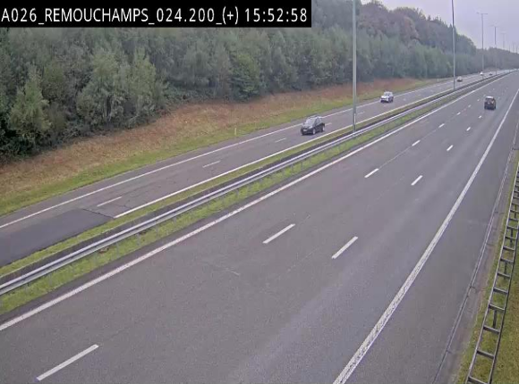 <h2>Webcam à hauteur de Spa entre la sortie Remouchamps et la sortie Stavelot. Vue orientée vers les Ardennes</h2>