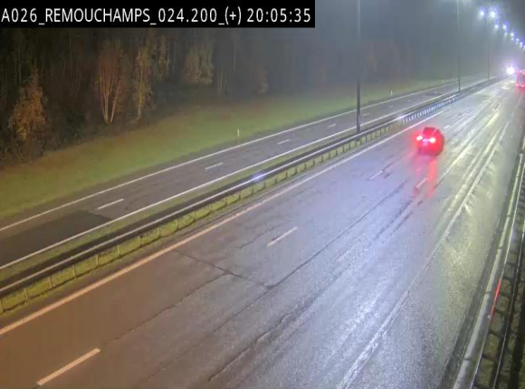 <h2>Webcam à hauteur de Spa entre la sortie Remouchamps et la sortie Stavelot. Vue orientée vers les Ardennes</h2>