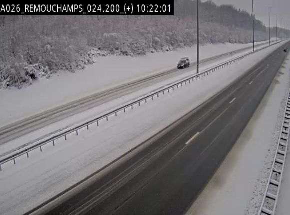 <h2>Webcam à hauteur de Spa entre la sortie Remouchamps et la sortie Stavelot. Vue orientée vers les Ardennes</h2>