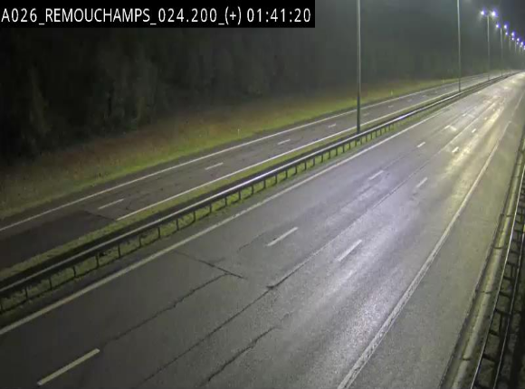 <h2>Webcam à hauteur de Spa entre la sortie Remouchamps et la sortie Stavelot. Vue orientée vers les Ardennes</h2>