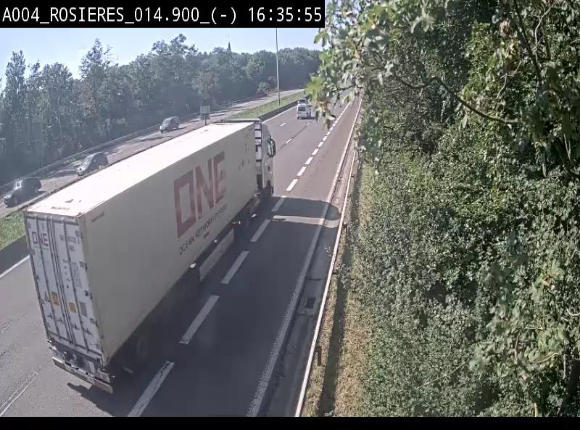 Webcam traffic E411(A4) - BK 14.4 - Rosières