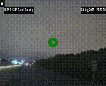 <h2>Webcam routière sur N338 à hauteur de Grand-Quevilly en périphérie de Rouen. Vue orientée vers Rouen</h2>