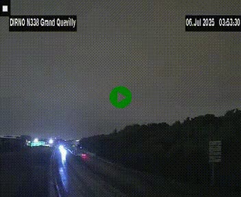 <h2>Webcam routière sur N338 à hauteur de Grand-Quevilly en périphérie de Rouen. Vue orientée vers Rouen</h2>
