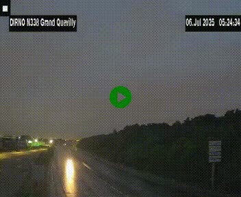 <h2>Webcam routière sur N338 à hauteur de Grand-Quevilly en périphérie de Rouen. Vue orientée vers Rouen</h2>