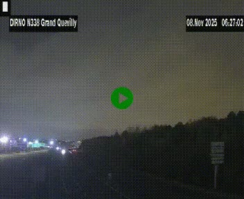 <h2>Webcam routière sur N338 à hauteur de Grand-Quevilly en périphérie de Rouen. Vue orientée vers Rouen</h2>