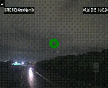 <h2>Webcam routière sur N338 à hauteur de Grand-Quevilly en périphérie de Rouen. Vue orientée vers Rouen</h2>