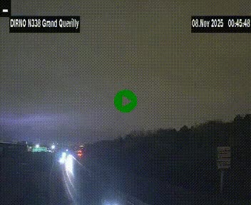 <h2>Webcam routière sur N338 à hauteur de Grand-Quevilly en périphérie de Rouen. Vue orientée vers Rouen</h2>