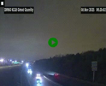 <h2>Webcam routière sur N338 à hauteur de Grand-Quevilly en périphérie de Rouen. Vue orientée vers Rouen</h2>