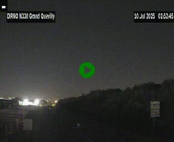 <h2>Webcam routière sur N338 à hauteur de Grand-Quevilly en périphérie de Rouen. Vue orientée vers Rouen</h2>