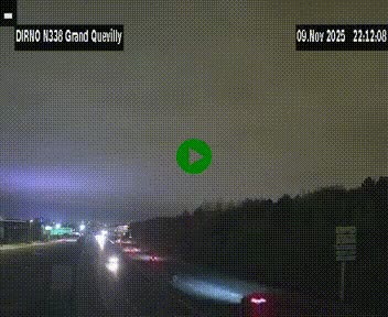 <h2>Webcam routière sur N338 à hauteur de Grand-Quevilly en périphérie de Rouen. Vue orientée vers Rouen</h2>