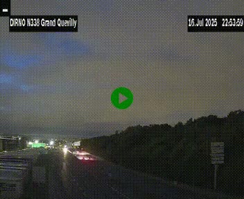 <h2>Webcam routière sur N338 à hauteur de Grand-Quevilly en périphérie de Rouen. Vue orientée vers Rouen</h2>