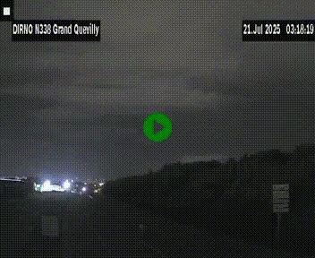 <h2>Webcam routière sur N338 à hauteur de Grand-Quevilly en périphérie de Rouen. Vue orientée vers Rouen</h2>