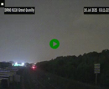 <h2>Webcam routière sur N338 à hauteur de Grand-Quevilly en périphérie de Rouen. Vue orientée vers Rouen</h2>