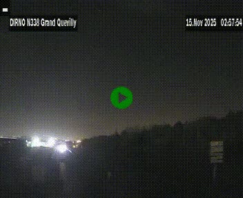 <h2>Webcam routière sur N338 à hauteur de Grand-Quevilly en périphérie de Rouen. Vue orientée vers Rouen</h2>