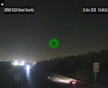 <h2>Webcam routière sur N338 à hauteur de Grand-Quevilly en périphérie de Rouen. Vue orientée vers Rouen</h2>