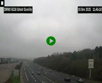 <h2>Webcam routière sur N338 à hauteur de Grand-Quevilly en périphérie de Rouen. Vue orientée vers Rouen</h2>
