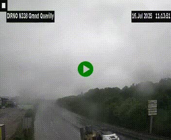 <h2>Webcam routière sur N338 à hauteur de Grand-Quevilly en périphérie de Rouen. Vue orientée vers Rouen</h2>