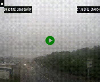 <h2>Webcam routière sur N338 à hauteur de Grand-Quevilly en périphérie de Rouen. Vue orientée vers Rouen</h2>