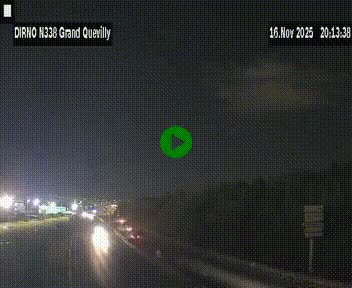 <h2>Webcam routière sur N338 à hauteur de Grand-Quevilly en périphérie de Rouen. Vue orientée vers Rouen</h2>