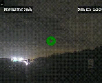 <h2>Webcam routière sur N338 à hauteur de Grand-Quevilly en périphérie de Rouen. Vue orientée vers Rouen</h2>