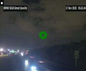 <h2>Webcam routière sur N338 à hauteur de Grand-Quevilly en périphérie de Rouen. Vue orientée vers Rouen</h2>