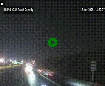 <h2>Webcam routière sur N338 à hauteur de Grand-Quevilly en périphérie de Rouen. Vue orientée vers Rouen</h2>