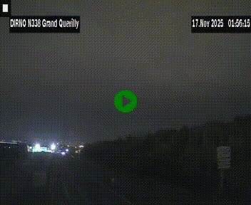<h2>Webcam routière sur N338 à hauteur de Grand-Quevilly en périphérie de Rouen. Vue orientée vers Rouen</h2>