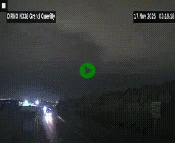 <h2>Webcam routière sur N338 à hauteur de Grand-Quevilly en périphérie de Rouen. Vue orientée vers Rouen</h2>