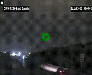 <h2>Webcam routière sur N338 à hauteur de Grand-Quevilly en périphérie de Rouen. Vue orientée vers Rouen</h2>