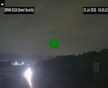 <h2>Webcam routière sur N338 à hauteur de Grand-Quevilly en périphérie de Rouen. Vue orientée vers Rouen</h2>