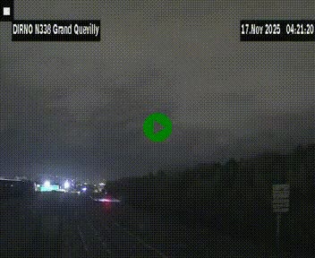 <h2>Webcam routière sur N338 à hauteur de Grand-Quevilly en périphérie de Rouen. Vue orientée vers Rouen</h2>