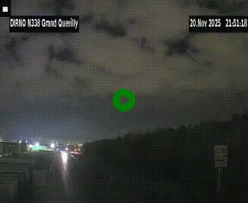 <h2>Webcam routière sur N338 à hauteur de Grand-Quevilly en périphérie de Rouen. Vue orientée vers Rouen</h2>