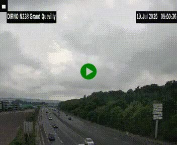 <h2>Webcam routière sur N338 à hauteur de Grand-Quevilly en périphérie de Rouen. Vue orientée vers Rouen</h2>
