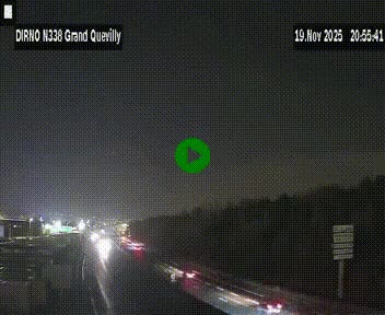 <h2>Webcam routière sur N338 à hauteur de Grand-Quevilly en périphérie de Rouen. Vue orientée vers Rouen</h2>