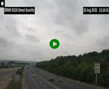 <h2>Webcam routière sur N338 à hauteur de Grand-Quevilly en périphérie de Rouen. Vue orientée vers Rouen</h2>