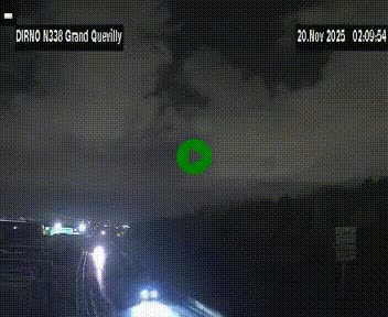 <h2>Webcam routière sur N338 à hauteur de Grand-Quevilly en périphérie de Rouen. Vue orientée vers Rouen</h2>