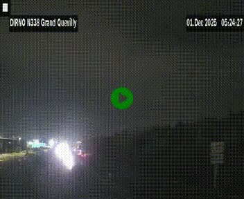 <h2>Webcam routière sur N338 à hauteur de Grand-Quevilly en périphérie de Rouen. Vue orientée vers Rouen</h2>