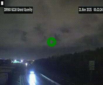 <h2>Webcam routière sur N338 à hauteur de Grand-Quevilly en périphérie de Rouen. Vue orientée vers Rouen</h2>