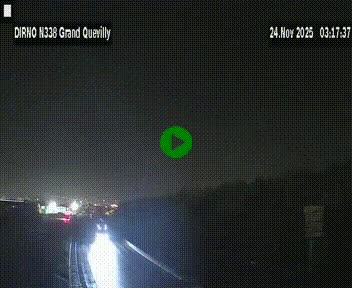 <h2>Webcam routière sur N338 à hauteur de Grand-Quevilly en périphérie de Rouen. Vue orientée vers Rouen</h2>