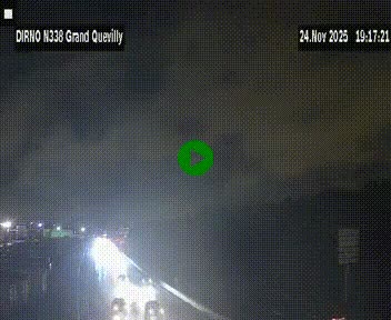 <h2>Webcam routière sur N338 à hauteur de Grand-Quevilly en périphérie de Rouen. Vue orientée vers Rouen</h2>