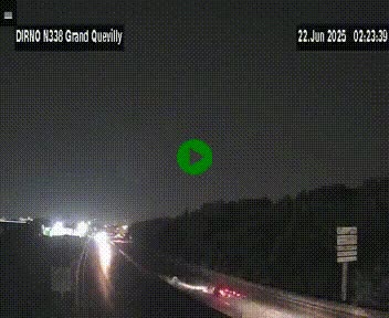 <h2>Webcam routière sur N338 à hauteur de Grand-Quevilly en périphérie de Rouen. Vue orientée vers Rouen</h2>