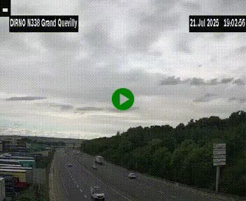 <h2>Webcam routière sur N338 à hauteur de Grand-Quevilly en périphérie de Rouen. Vue orientée vers Rouen</h2>