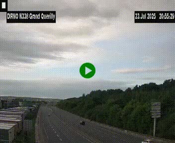 <h2>Webcam routière sur N338 à hauteur de Grand-Quevilly en périphérie de Rouen. Vue orientée vers Rouen</h2>