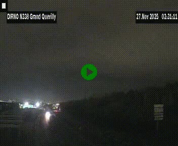 <h2>Webcam routière sur N338 à hauteur de Grand-Quevilly en périphérie de Rouen. Vue orientée vers Rouen</h2>