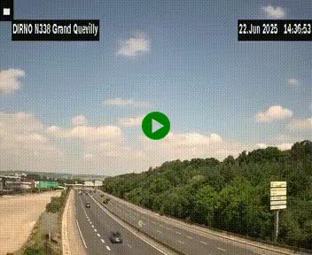 <h2>Webcam routière sur N338 à hauteur de Grand-Quevilly en périphérie de Rouen. Vue orientée vers Rouen</h2>