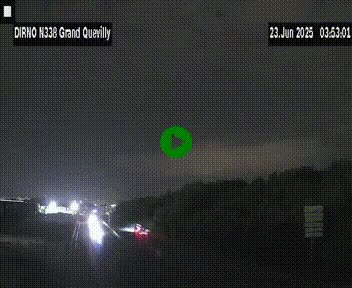 <h2>Webcam routière sur N338 à hauteur de Grand-Quevilly en périphérie de Rouen. Vue orientée vers Rouen</h2>
