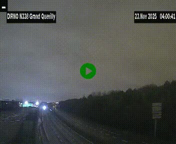 <h2>Webcam routière sur N338 à hauteur de Grand-Quevilly en périphérie de Rouen. Vue orientée vers Rouen</h2>