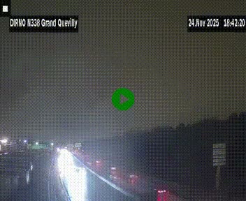 <h2>Webcam routière sur N338 à hauteur de Grand-Quevilly en périphérie de Rouen. Vue orientée vers Rouen</h2>