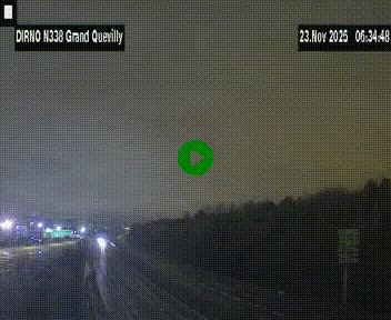 <h2>Webcam routière sur N338 à hauteur de Grand-Quevilly en périphérie de Rouen. Vue orientée vers Rouen</h2>